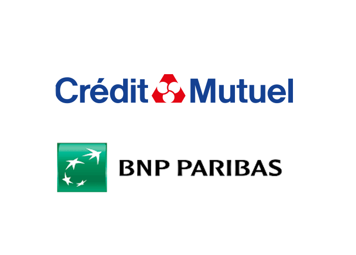 crédit mutuel et BNP Paribas